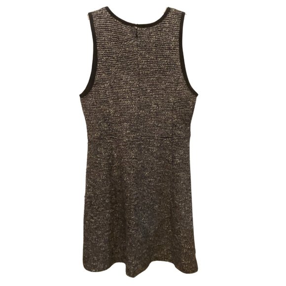 J. Crew Wool Boucle Tweed Sleeveless gray Dress sz 14 - Picture 4 of 7